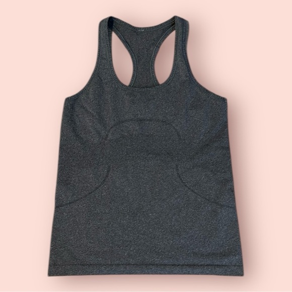 Lululemon Swiftly Tech Racerback‎ Athletic running shirt size 10 grey - Picture 2 of 7